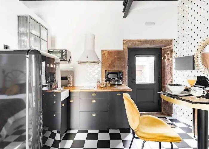 מלון דירות La Anos 20. Banera, Chimenea Y Terraza. Corcubión