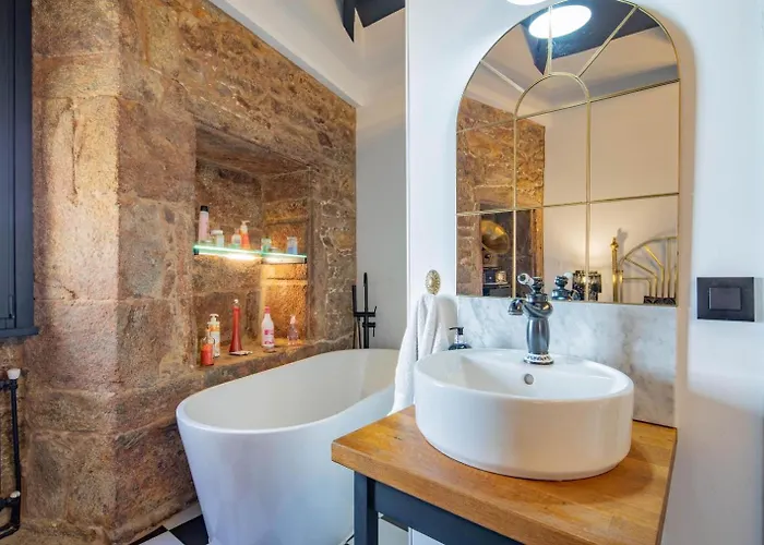 La Anos 20. Banera, Chimenea Y Terraza. מלון דירות Corcubión